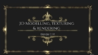 3D Modelling, Texturing & Rendering with Blender 2.91