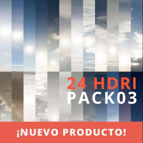 3DCollective – REAL LIGHT 24 HDRI PACK PRO 03 (4K,8K,16K)