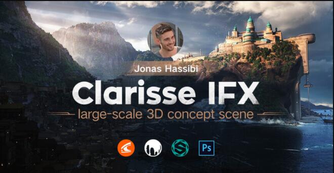 Clarisse IFX 3D Large Scale Concept Art Creation