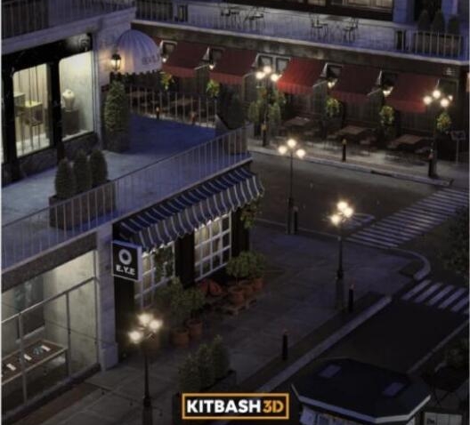 KitBash3D–STOREFRONTS