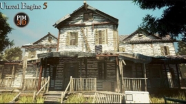 UE4 Abandoned wooden house modular V02Pro Updated 009