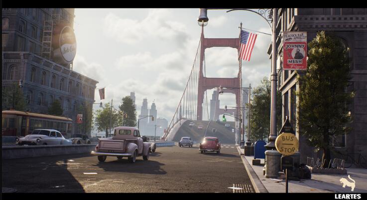 Unreal Engine - 1950s NYC Environment Megapack ( Modular with Interiors and Characters)