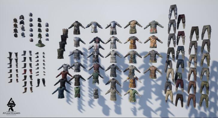 Unreal Engine - ROG Modular Medieval Armor and Cloth