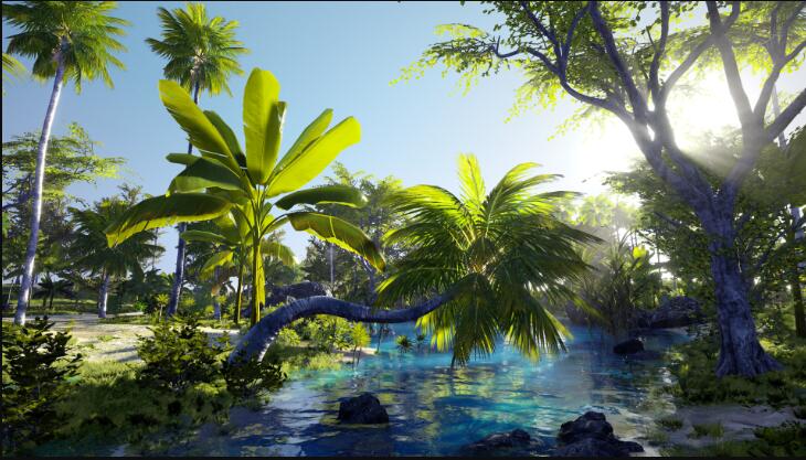 Unreal Engine – 3D-Scanned, Photo-Realistic Mauritius Asset Pack