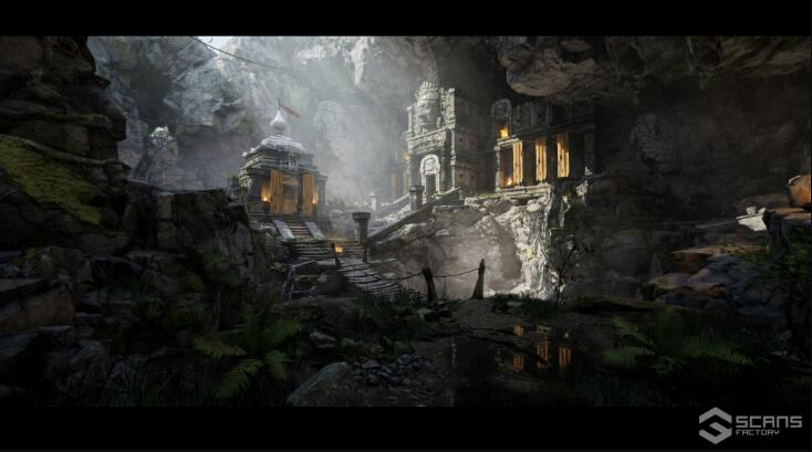 Unreal Engine – Ancient Temple Ruins - Mountains Environment v5.0