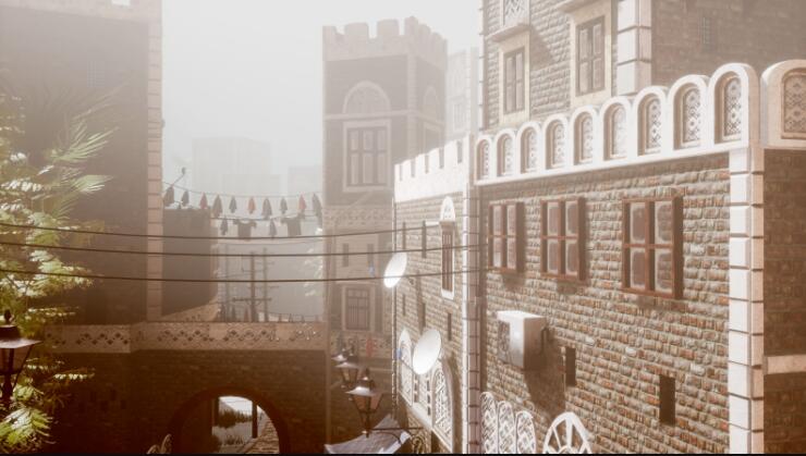 Unreal Engine – Low Poly Middle Eastern City