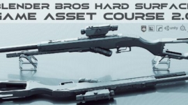 Blender – The Blender Bros Hard Surface Game Asset Course 2.0 Tutorial