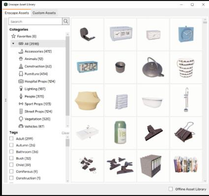 Enscape 3.3.1 Asset Library