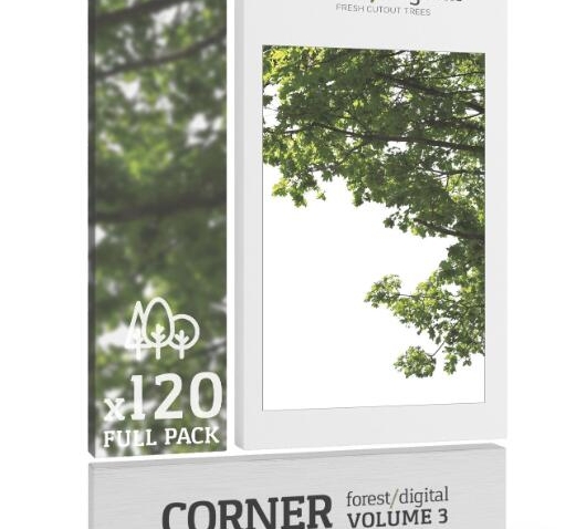 ForestDigital vol. 3 - Corner trees - 120 Trees