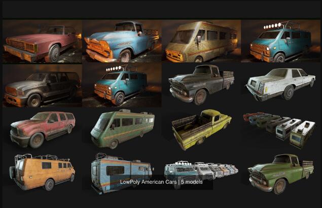 Reallusion – Old American Cars Collection