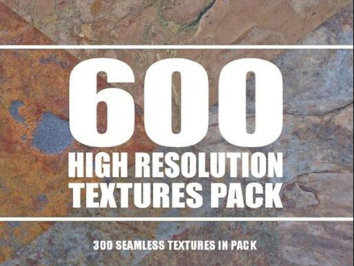 Texture Pack - 600 High Resolution Textures + Seamless by Giles Hodges