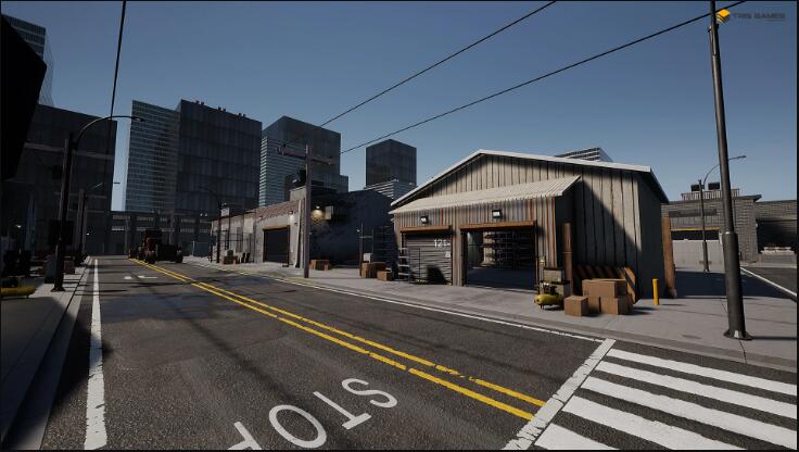 Unreal Engine - Industrial Area Environment Mega Pack