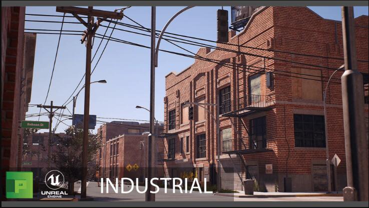 Unreal Engine - Industrial City v4.26