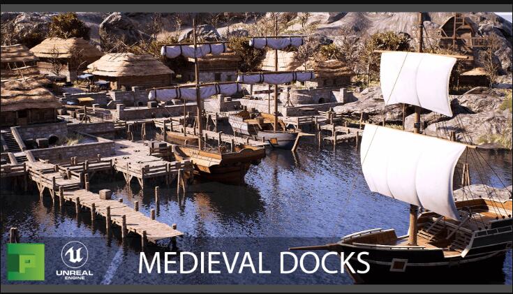 Unreal Engine - Medieval Docks v4.25