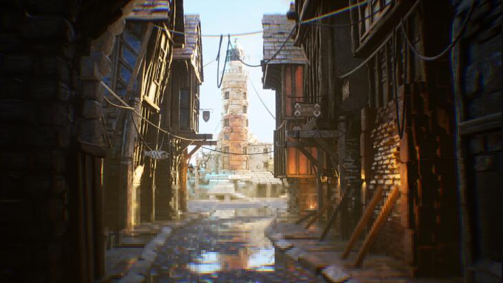 Unreal Engine - Medieval Town Street Environment Kit v4.27