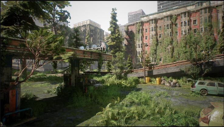 Unreal Engine - Post Apocalyptic City by KK Design 4.27