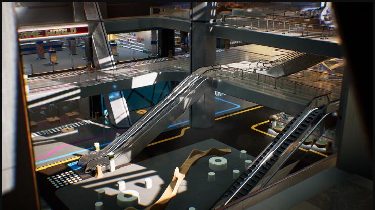 Unreal Engine - Shopping Mall Environment Kit v4.27