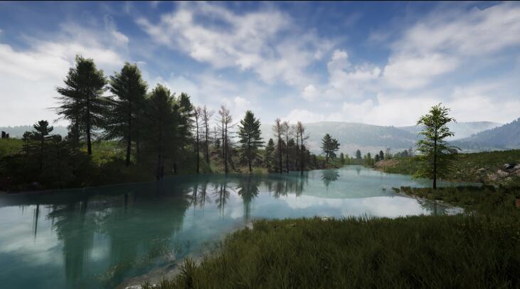 Unreal Engine - Stone Pine Forest v4.27,5.0