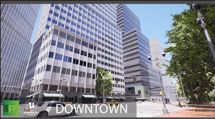 Unreal Engine – DownTown V4.25